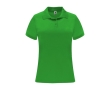 Women’s pique-knit technical polyester polo shirt, 150 g/m², Roly colour apple green
