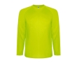 Men's long-sleeved polyester sports t-shirt, 150 g/m², Roly colour neon yellow