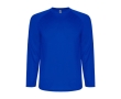 Men's long-sleeved polyester sports t-shirt, 150 g/m², Roly colour blue