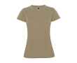 Women’s pique-knit technical polyester t-shirt, 150 g/m², Roly  colour taupe