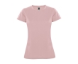 Women’s pique-knit technical polyester t-shirt, 150 g/m², Roly colour light pink