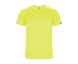 Men’s technical t-shirt with 50% recycled polyester, 135 g/m², Roly colour neon yellow
