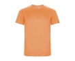 Men’s technical t-shirt with 50% recycled polyester, 135 g/m², Roly colour neon orange