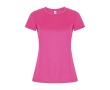 Women’s technical t-shirt with 50% recycled polyester, 135 g/m², Roly colour neon fuchsia