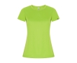 Women’s technical t-shirt with 50% recycled polyester, 135 g/m², Roly colour neon green