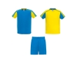 Unisex polyester sports set with 2 T-shirts, 140 g/m2, Roly  colour yellow