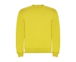 Unisex cotton and polyester jersey sweater, 280 g/m², Roly colour yellow