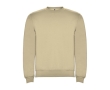 Unisex cotton and polyester jersey sweater, 280 g/m², Roly colour sand