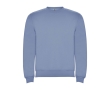 Unisex cotton and polyester jersey sweater, 280 g/m², Roly  colour blue gray