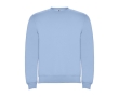 Unisex cotton and polyester jersey sweater, 280 g/m², Roly colour light blue