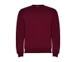 Unisex cotton and polyester jersey sweater, 280 g/m², Roly colour burgundy