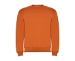 Unisex cotton and polyester jersey sweater, 280 g/m², Roly colour orange