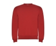 Unisex cotton and polyester jersey sweater, 280 g/m², Roly colour red