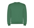 Unisex cotton and polyester jersey sweater, 280 g/m², Roly colour green