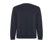 Unisex organic cotton and recycled polyester sweater, 300 g/m², Roly colour navy-blue