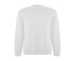 Unisex organic cotton and recycled polyester sweater, 300 g/m², Roly colour white