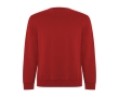 Unisex organic cotton and recycled polyester sweater, 300 g/m², Roly colour red