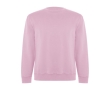 Unisex organic cotton and recycled polyester sweater, 300 g/m², Roly colour light pink