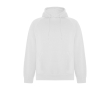 Unisex hoodie made of 57% organic cotton, 300 g/m², Roly colour white