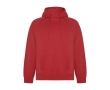 Unisex hoodie made of 57% organic cotton, 300 g/m², Roly colour red