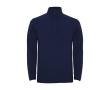 Men’s 100% polyester microfleece sweater, 155 g/m², Roly colour navy-blue