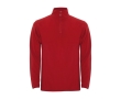Men’s 100% polyester microfleece sweater, 155 g/m², Roly colour red