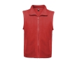 Unisex 100% polyester fleece vest with stand collar, 300 g/m², Roly colour red