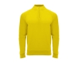 Polyester half-zip sports sweater, 200 g/m², Roly colour yellow
