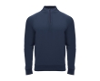 Polyester half-zip sports sweater, 200 g/m², Roly colour navy-blue