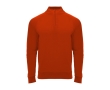 Polyester half-zip sports sweater, 200 g/m², Roly colour red