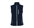 Unisex softshell vest made of polyester and elastane, 300 g/m², Roly colour navy-blue