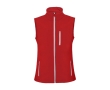Unisex softshell vest made of polyester and elastane, 300 g/m², Roly colour red