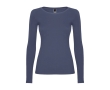 Women’s 100% cotton jersey t-shirt, 160 g/m², Roly colour denim blue