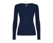Women’s 100% cotton jersey t-shirt, 160 g/m², Roly colour navy-blue
