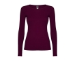 Women’s 100% cotton jersey t-shirt, 160 g/m², Roly colour burgundy