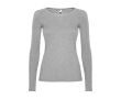 Women’s 100% cotton jersey t-shirt, 160 g/m², Roly colour heather light grey