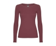 Women’s 100% cotton jersey t-shirt, 160 g/m², Roly colour marbled red