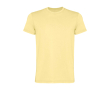 Men’s short sleeve jersey cotton T-shirt, 180 g/m2, Roly Corgi colour yellow