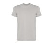 Men’s short sleeve jersey cotton T-shirt, 180 g/m2, Roly Corgi colour grey