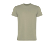 Men’s short sleeve jersey cotton T-shirt, 180 g/m2, Roly Corgi colour khaki