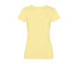 Women’s fitted short sleeve T-shirt, 280 g/m2, Roly Fiyi colour yellow