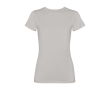 Women’s fitted short sleeve T-shirt, 280 g/m2, Roly Fiyi colour grey