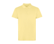 Unisex short sleeve polo, washed finish, 200 g/m2, Roly Cobain colour yellow