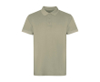 Unisex short sleeve polo, washed finish, 200 g/m2, Roly Cobain colour khaki