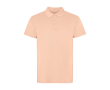 Unisex short sleeve polo, washed finish, 200 g/m2, Roly Cobain colour coral