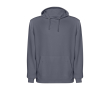 Unisex hoodie, washed finish, 250 g/m2, Roly Kenia  colour dark grey
