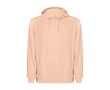Unisex hoodie, washed finish, 250 g/m2, Roly Kenia  colour coral