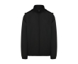Lightweight unisex waterproof polyester jacket, 85 g/m², Roly colour black