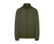 Lightweight unisex waterproof polyester jacket, 85 g/m², Roly colour military green