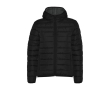 Women’s padded polyester jacket with hood, 290 g/m², Roly colour black